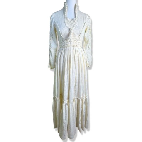 Gunne Sax Dresses & Skirts - GUNNE SAX by Jessica San Francisco VINTAGE 70s Cotton Long Dress